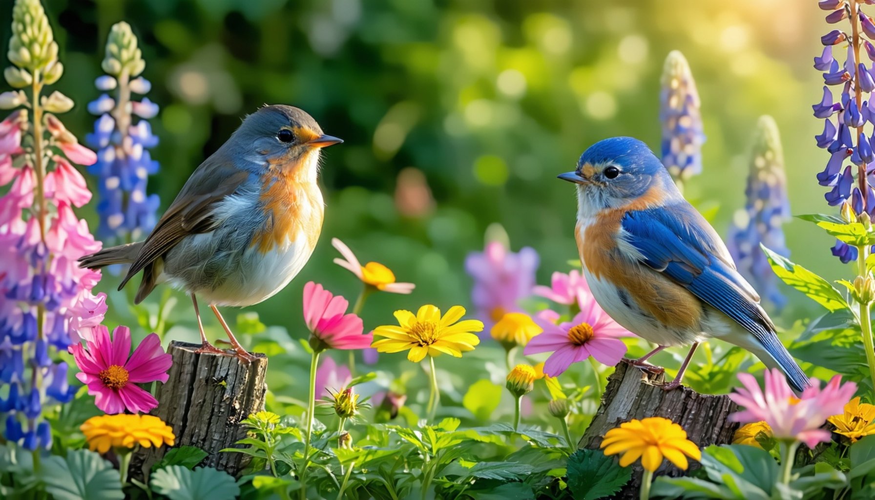 british garden birds