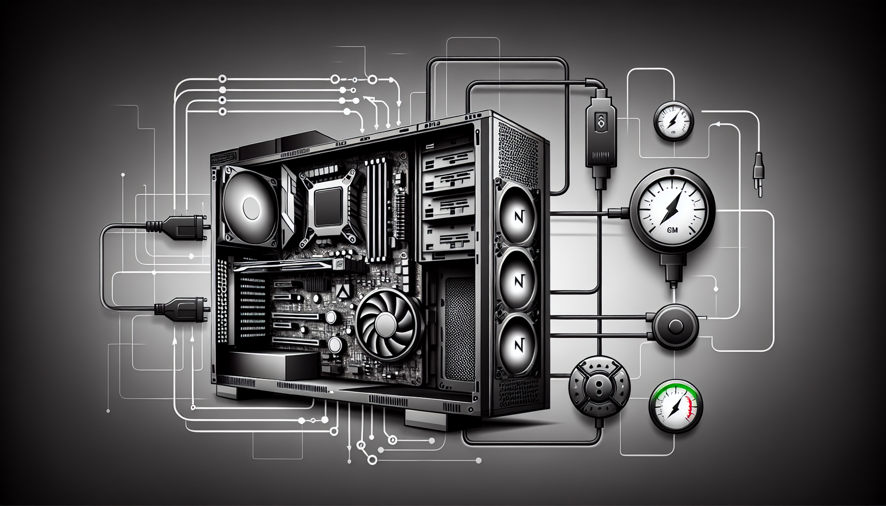 How Much Electricity Does A Gaming Pc Use BPC Technology Dalle VIYWX 